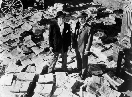 Szene aus Citizen Kane: Orson Welles und Joseph Cotton. Foto: Imago